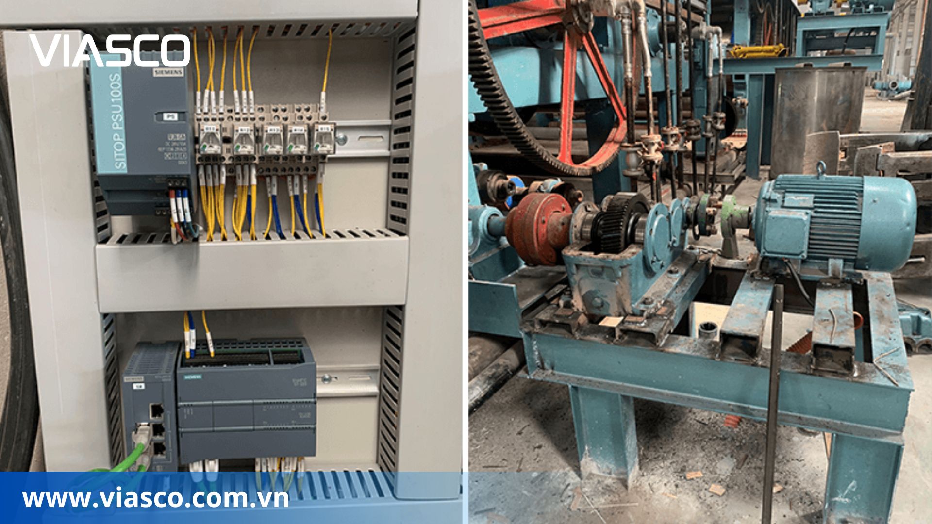 Tủ điều khiển hệ thống xeo giấy đồng bộ tốc độ cao- Viasco