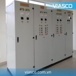 Tủ điện điều khiển bơm hóa chất lỏng sử dụng truyền thông Profinet - Viasco